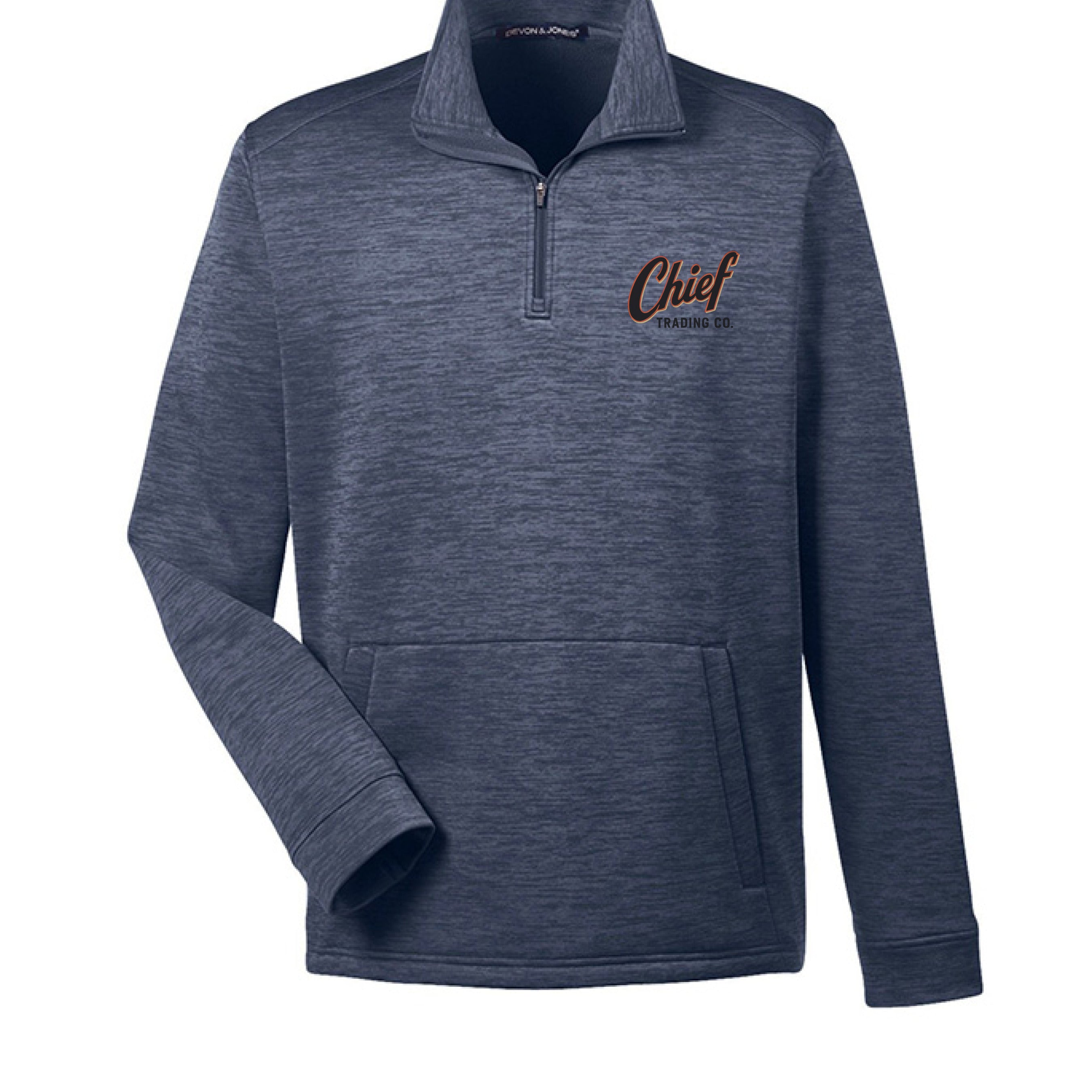 NAVY HEATHER - FRONT